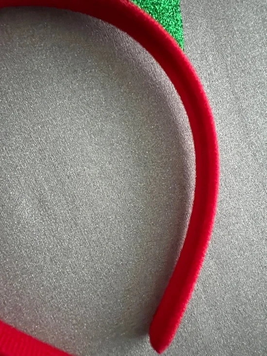 2/$12 🔥 Festive Women’s Elf Headband - Red & Green Holiday Costume Accessory - Picture 6 of 13